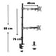 thumbnail image 3 of Soporte para dos monitores vertical extendido, 3 of 3