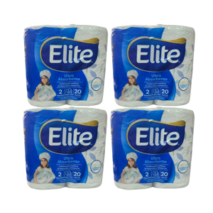 Nova - Pack 8 Rollos Toalla De Papel Elite Triple Hoja 20 Mts