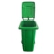 thumbnail image 2 of Basurero Contendedor De Basura 240 Litros Con Ruedas - Verde, 2 of 4