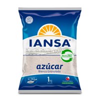 Azúcar Blanca Granulada Bolsa 1 Kg Iansa