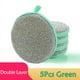 thumbnail image 1 of 5/10pcs, Double Side Dishwashing Sponge Pan Pot Dish Wash Sponges Household Cleaning Tools Kitchen Tableware Dish Washing Brush, 1 of 5