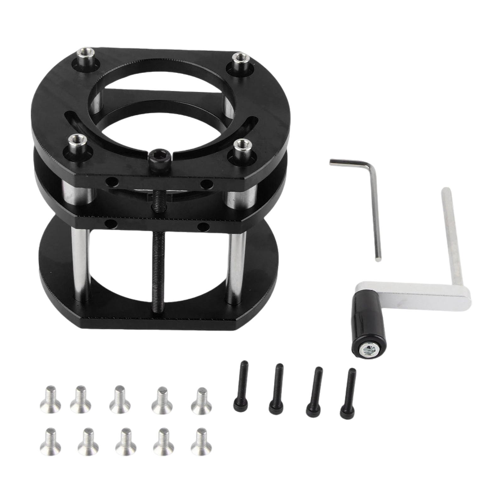Ioensy - Elevador De Enrutador, Sujeción De 4 Mandíbulas Para Máquina Recortadora, Herramienta Práctica Para Carpintería