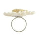 thumbnail image 4 of Conjunto de mesa con soporte para servilletas de diseño floral blanco, 4 of 5