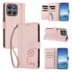 thumbnail image 2 of Funda Cartera Trébol para Motorola Moto G67 Power 5G con Ranuras Tarjetas y Carga Inalámbrica Rosa, 2 of 6