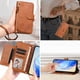 thumbnail image 3 of FOXDOCK Funda Tipo Cartera para Realme 15 5G Cuero PU con Cremallera y Correa de Muñeca, Ranuras para Tarjetas, Soporte Plegable, Cierre Magnético, 3 of 5