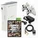 thumbnail image 1 of Xbox 360 Consola Original Blanca Microsoft GTA V Dos Controles Retrofam Reacondicionado, 1 of 3
