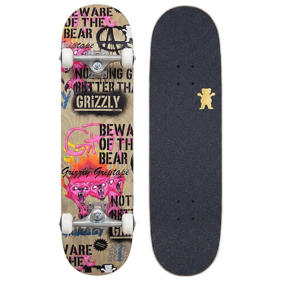 Tabla Skate Completa Anarchy 8.0'' Grizzly Griptape