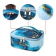 thumbnail image 4 of Bolsa de maquillaje de 3 piezas, neceser portátil, organizador de viaje, resistente al agua, para mujer, mármol, 4 of 8