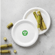 thumbnail image 2 of Plato Blanco Biodegradable 15cm Pack 100 unds Fiestas, 2 of 2