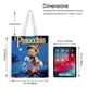 thumbnail image 5 of The Adventures of Pinocchio Bolso de tela con estampado de lienzo para mujer, bolsa de compras reutilizable y estética, con cremallera interior, regalo para mujer,40*45cm., 5 of 6