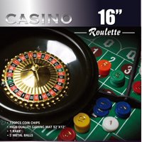 Juego De Ruleta Casino Da Vinci De 16 Pulgadas Con 120 Fichas
