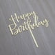 thumbnail image 5 of Espejo De Feliz Cumpleaños Para Decoración De Tartas Acrílico Dorado, 5 of 6