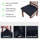 thumbnail image 4 of suxuMhao Funda de Cojín para Silla Fuzz, Fundas para el Hogar - Fundas Elásticas para Sillas, Fundas para Sillas de Comedor, Funda para Silla de Comedor y Fundas para Sillas de Sala, 2 Piezas - Azul, 4 of 5