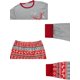 thumbnail image 5 of INSPIRE CHIC Conjunto de Pijama de Navidad con Estampado de Ciervo de Manga Larga para la Familia con Pantalones de Cintura Elástica Mujer S Rojo, 5 of 6