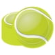 thumbnail image 1 of Platos para fiesta de tenis Fitoyplak, 60 piezas, 18 cm, desechables, 1 of 7