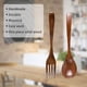 thumbnail image 4 of Juego de cocina de madera para mezclar ensaladas, sopas y revolver, utensilios de cocina antiadherentes, cuchara para servir, utensilios de cocina, 4 of 6