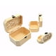 thumbnail image 2 of Caja Cofre Organizador Bordado 3 Piezas 17X13X9Cm Cafe Claro, 2 of 3