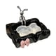 thumbnail image 5 of Jabonera De Porcelana Con Figura De Conejito Para Bañera De Estilo Rústico, Color Negro, 5 of 5