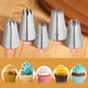 thumbnail image 5 of 1A#1E#1C#356#9FT# Juego de 5 boquillas grandes para manga pastelera, boquillas para decoración de cupcakes, boquillas extra grandes para manga pastelera, boquilla de estrella cerrada, boquilla de estr, 5 of 7