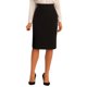 thumbnail image 1 of INSPIRE CHIC Falda Lápiz de Mujer Cintura Alta Dobladillo con Abertura Cremallera Invisible Falda de Trabajo 2XL Negro, 1 of 6