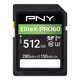 thumbnail image 1 of Tarjeta SD PNY EliteX-PRO60 512 GB UHS‑II V60 4K, 1 of 8