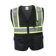 thumbnail image 2 of Chaleco seguro reflectante, ropa de trabajo, hombres de mujeres, versátiles, alta visibilidad con cremallera de bolsillos para correr perros caminando, 2 of 5