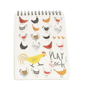 Homewell - Libreta Diseño Gallo Gallina 18.4X25Cm (80 Hojas)