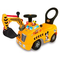 Kiddieland Toys Limited - Corre Pasillos Para Niños Grua Constructora De Mickey