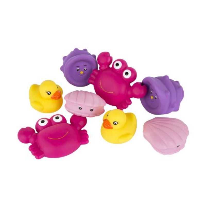Playgro - Baño Bebé Juguetes De Baño Floating Sea Friends Multicolor