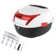 thumbnail image 3 of Baúl Para Moto, Accesorio Multiusos, Caja Trasera Para Moto, Color Blanco, 3 of 5