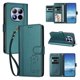 thumbnail image 2 of Funda Cartera Trébol para Xiaomi Poco M8 Pro 5G con Ranuras Tarjetas y Carga Inalámbrica Verde oscuro, 2 of 6