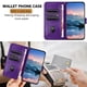 thumbnail image 3 of Funda Cartera para iPhone 16E Tarjetero Soporte Magnético y Correa Morado, 3 of 5