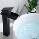 thumbnail image 5 of Llave Monomando Belug Lavamanos Lavatorio Alta Cascada Negro, 5 of 5