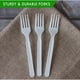 thumbnail image 2 of GreenWorks Heavy-Duty Compostable Forks, BPI Certified, 100 Count, 2 of 3