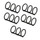 thumbnail image 2 of Carpetas de hojas metálicas sueltas de 5x3 anillas, 3 agujeros, anillas para encuadernación de hojas metálicas sueltas, anillas para libros, para , Negro 20mm, 2 of 5