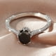 thumbnail image 2 of Elegant Black Zircon Wedding Ring for Women - Perfect for Engagement and Bridal Jewelry, 2 of 4