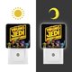 thumbnail image 3 of Aventuras de Jóvenes Jedi Luz nocturna LED con sensor de anochecer a amanecer para dormitorio, baño, pasillo, escaleras - Lámpara LED nocturna de enchufe, 0.5W - 1 pieza, 3 of 6