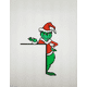 thumbnail image 2 of Grinch de pie esquinero de puerta, 2 of 3