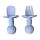 thumbnail image 1 of Baby Cartoon Bear Shape Silicone Spork, Baby Training Tableware, Complementary Food Grade Silicone Small Spork, 1 of 5