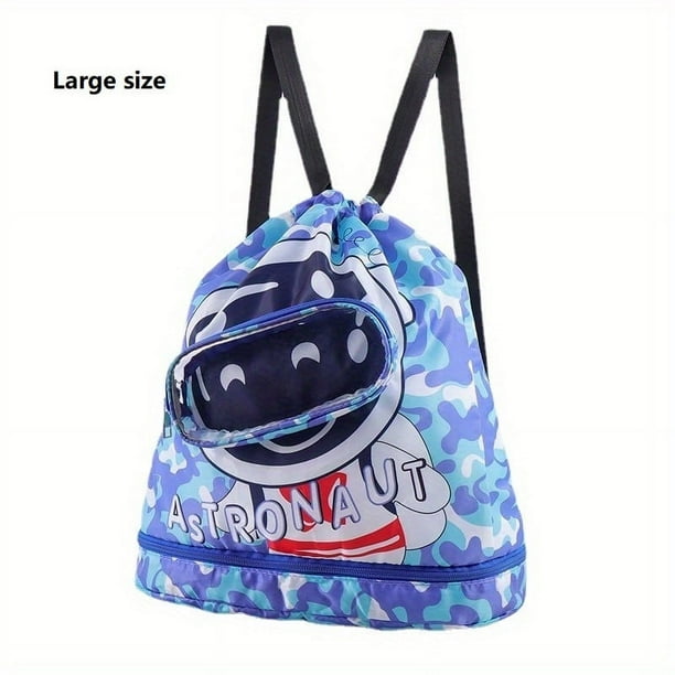 Swimming Bag Children Dry And Wet Separation Waterproof Storage Bag Male And Female Children's Sports Portable Cute Cartoon Beach Backpack