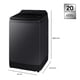 thumbnail image 3 of Lavadora Superior 15kg WA40F15E4CZS Samsung Grafito, 3 of 10