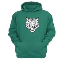 Genérico - Polerón Canguro Tigre Verde Aguamarina Talla M Unisex