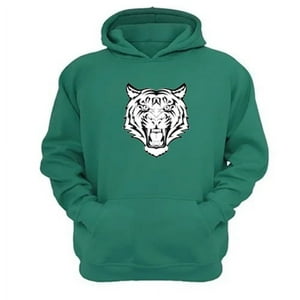 Genérico - Polerón Canguro Tigre Verde Aguamarina Talla Xs Unisex