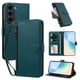 thumbnail image 2 of Funda con Billetera para [Samsung Galaxy S23 Plus] con Bolsillo Zipper y Tarjetero Verde pavo real, 2 of 6