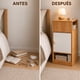 thumbnail image 4 of Velador Angosto con Puerta y Nichos Madera Blanco 30x30x66 cm, 4 of 6