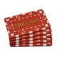 thumbnail image 1 of Placas de Póker MRC POKER 5 uds $100,000 Rojo Rectangular, 1 of 1