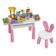 thumbnail image 1 of Mesa Didáctica Para Niñas Con Silla Y 89 Piezas, 1 of 4
