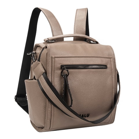 Calu Bags - Mochila Eleanor Mediana Café Calu