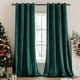 thumbnail image 1 of Cortinas MIULEE de terciopelo verde oscuro, 132 x 274 cm, 2 paneles, 1 of 3