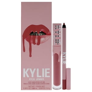 Kylie Cosmetics - Kit De Labios Velvet - 305 Harmony De Para Mujer - 2 Barras De Labios Líquidos Velvet De 0,10 Oz Y Delineador De Labios De 0,039 Oz